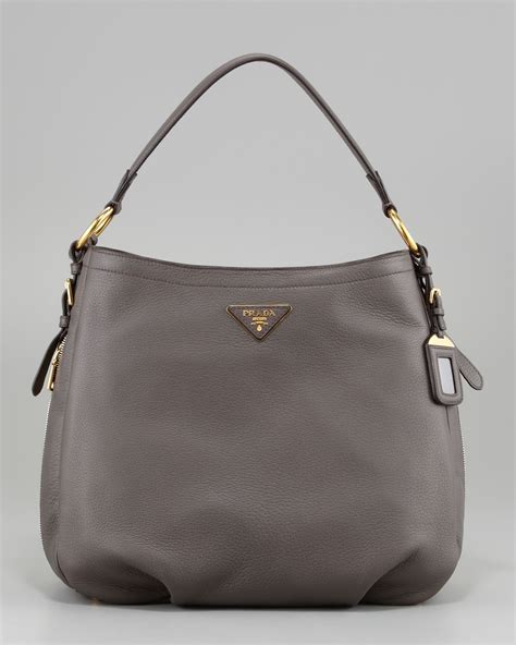 prada hobo bag grey|prada hobo bag price.